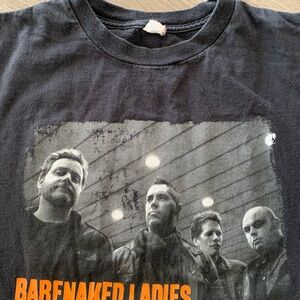 Barenaked Ladies Delta Pro Weight Black Graphic T-Shirts
